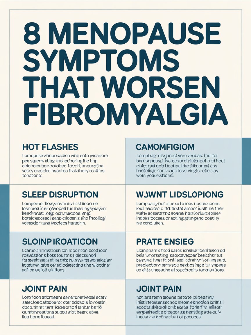 8 Menopause Symptoms That Worsen Fibromyalgia