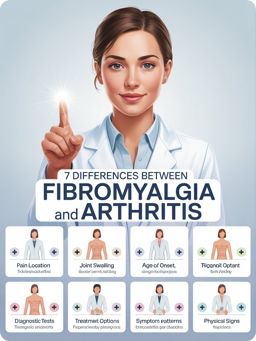 7 Differences Between Fibromyalgia and Arthritis