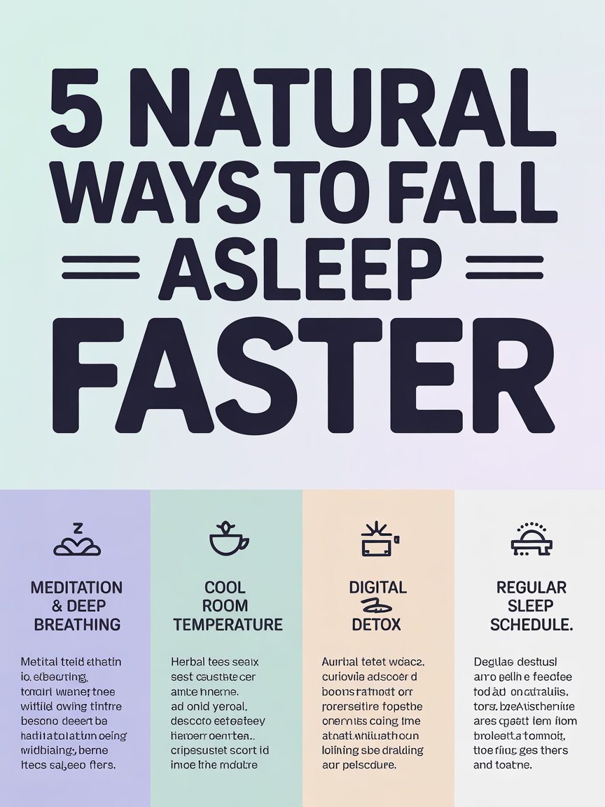 5 Natural Ways to Fall Asleep Faster