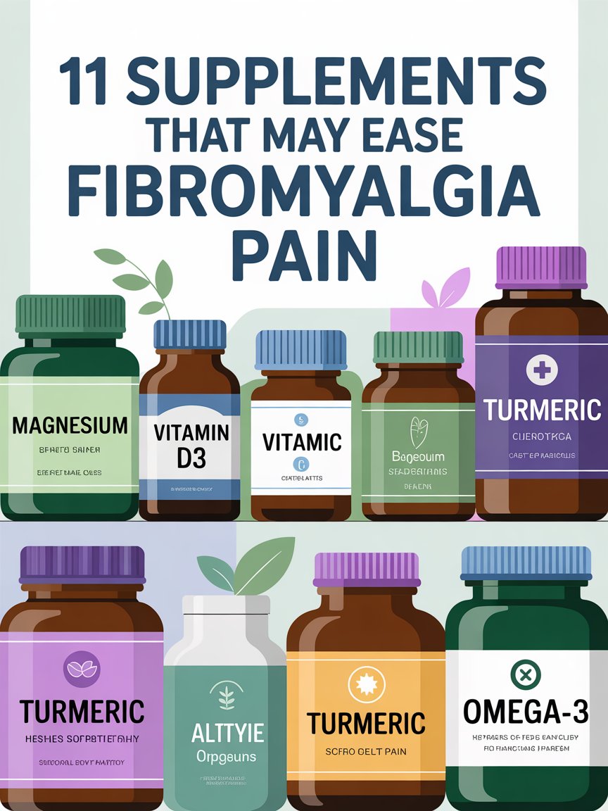 11 Supplements That May Ease Fibromyalgia Pain