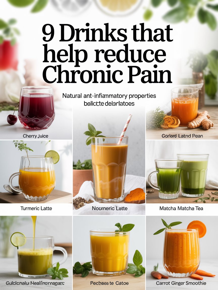 9 Drinks That Help Reduce Chronic Pain