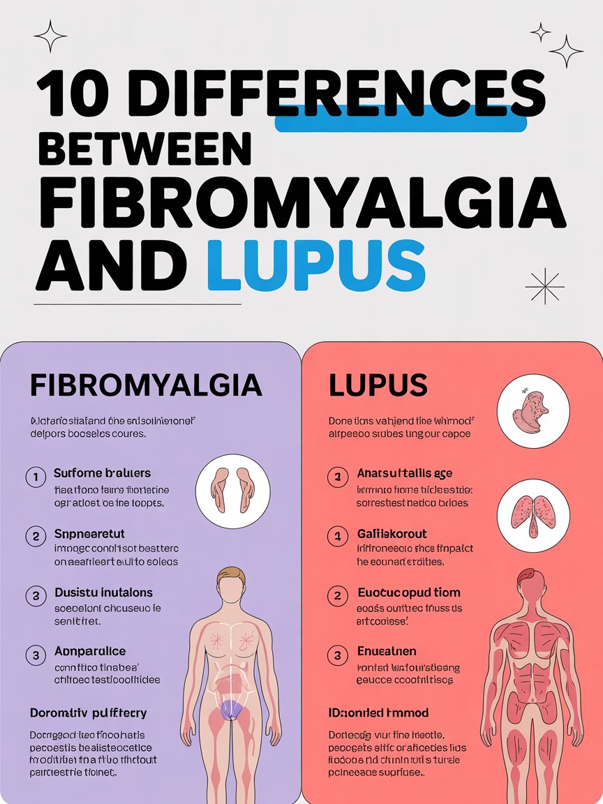 10 Differences Between Fibromyalgia and Lupus