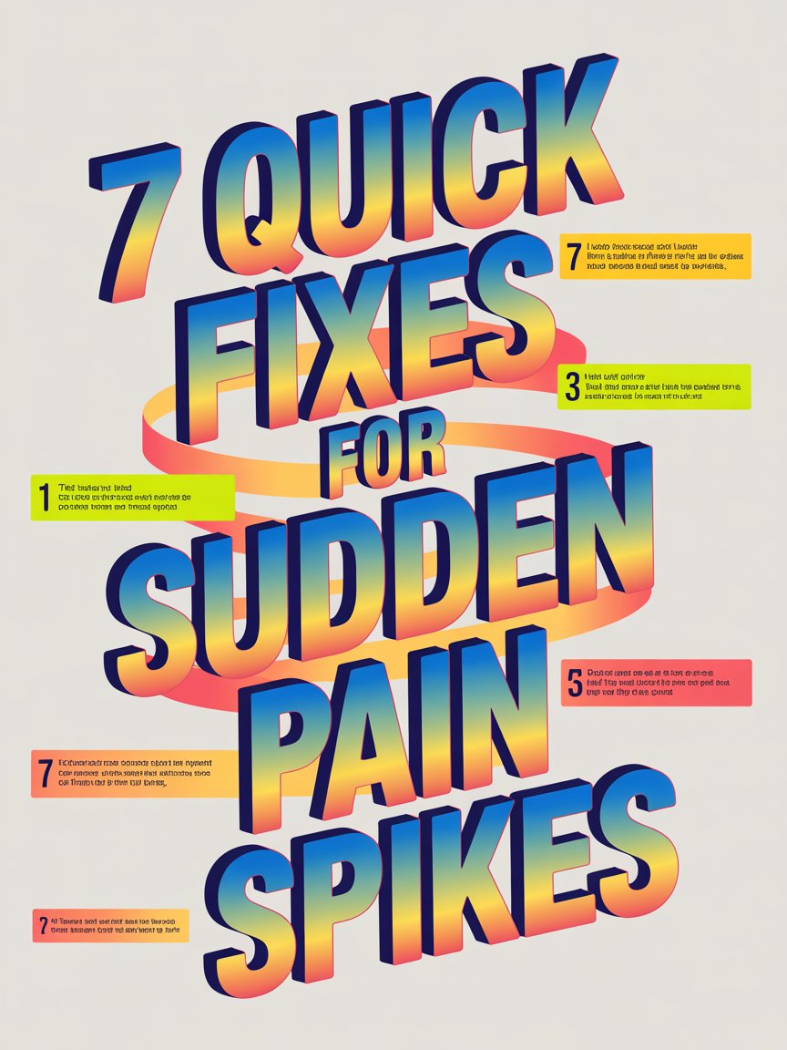 7 Quick Fixes for Sudden Pain Spikes