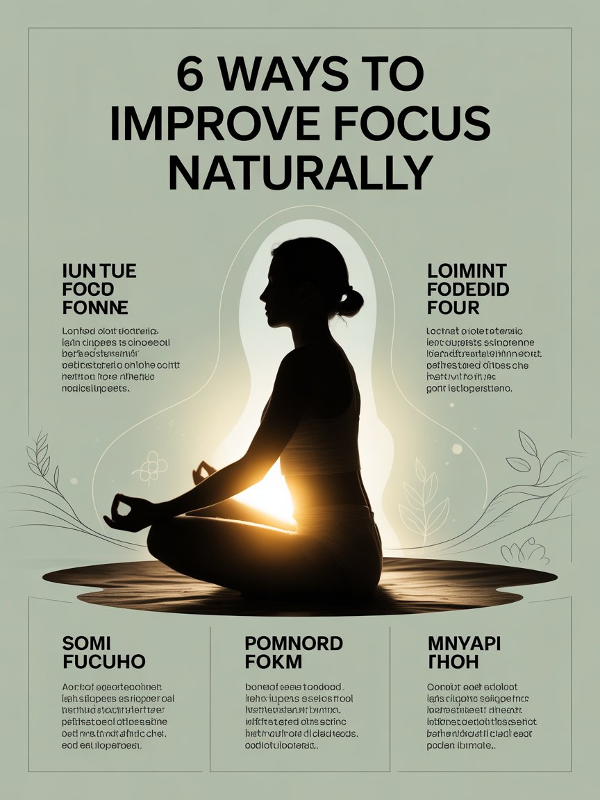 6 Ways to Improve Focus Naturally