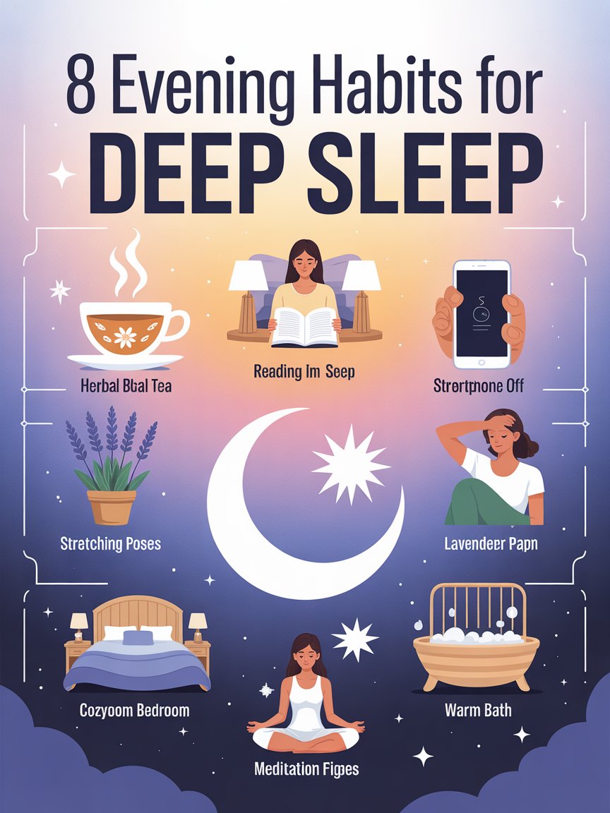 8 Evening Habits for Deep Sleep