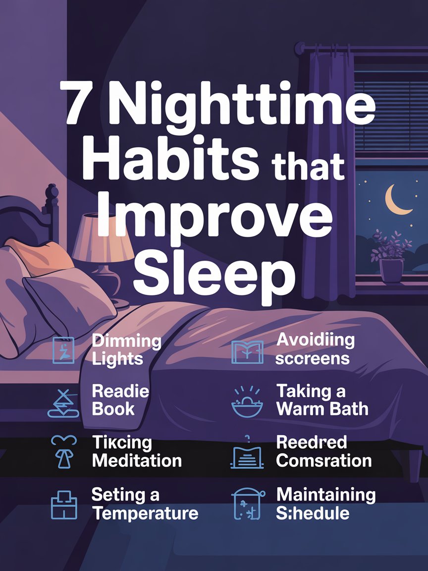7 Nighttime Habits That Improve Sleep