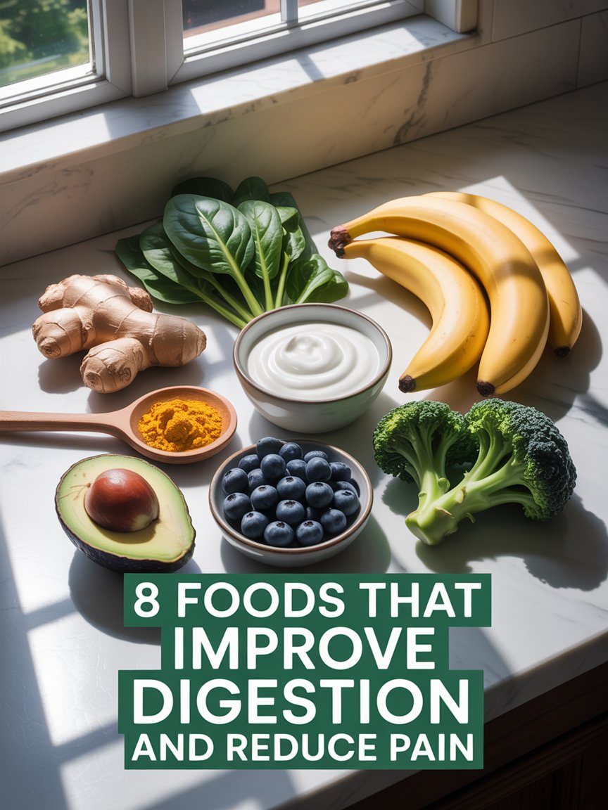 8 Foods That Improve Digestion and Reduce Pain