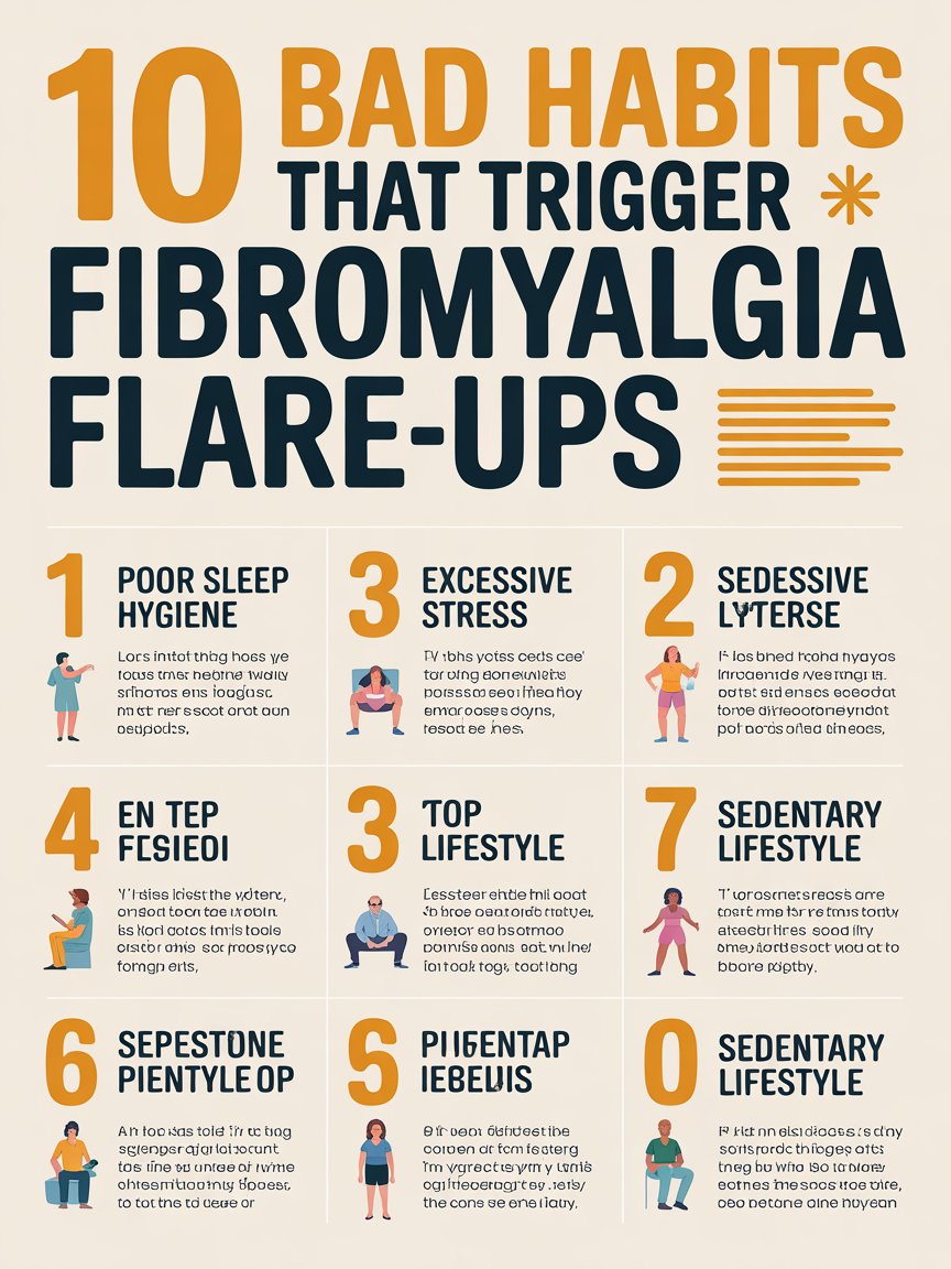 10 Bad Habits That Trigger Fibromyalgia Flare-Ups
