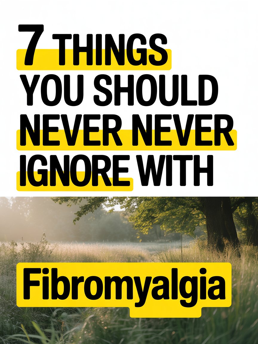 7 Things You Should Never Ignore with Fibromyalgia