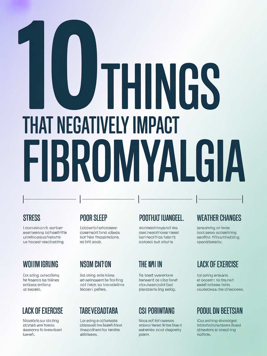 10 Things That Negatively Impact Fibromyalgia