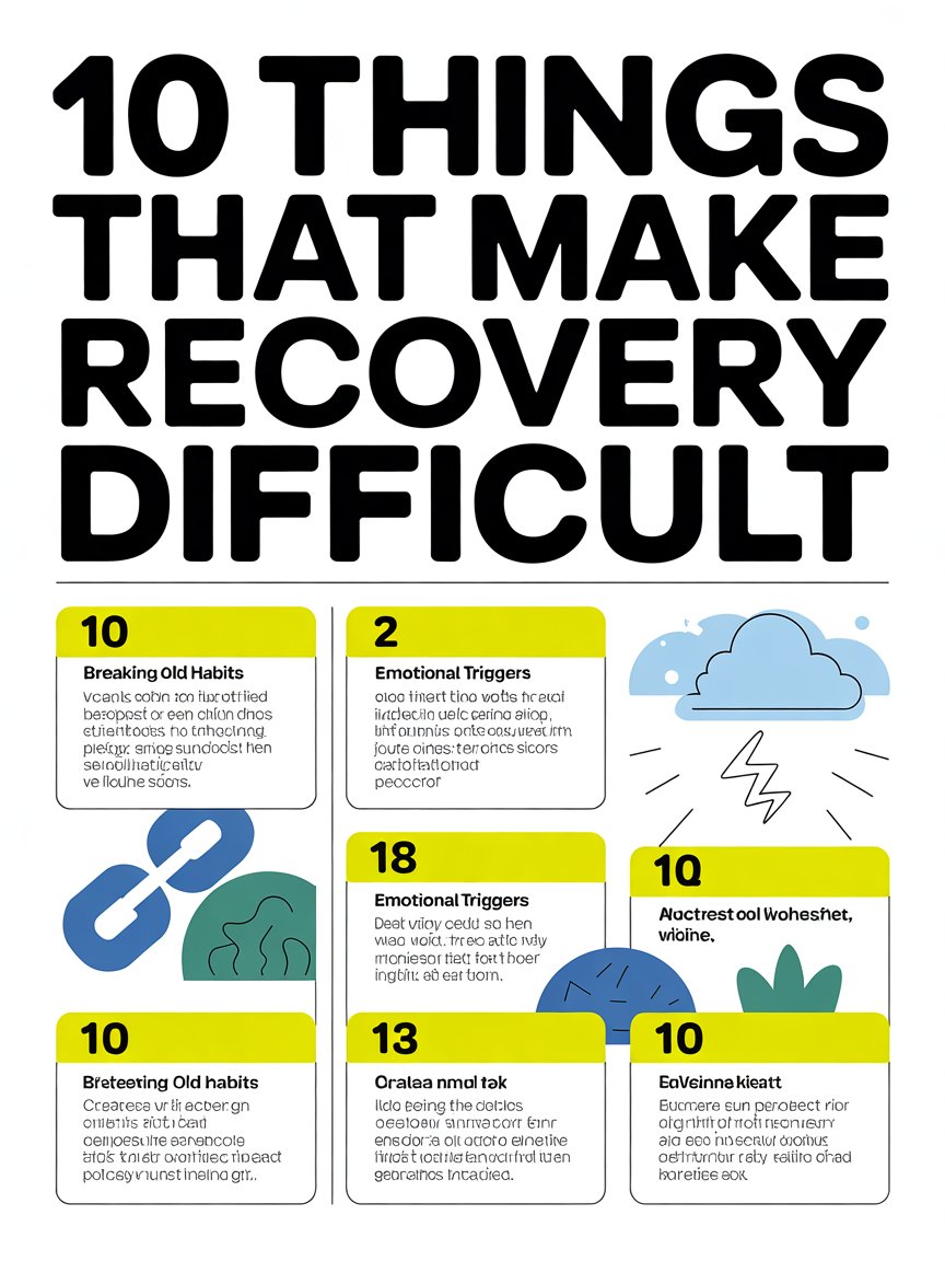 10 Things That Make Recovery Difficult