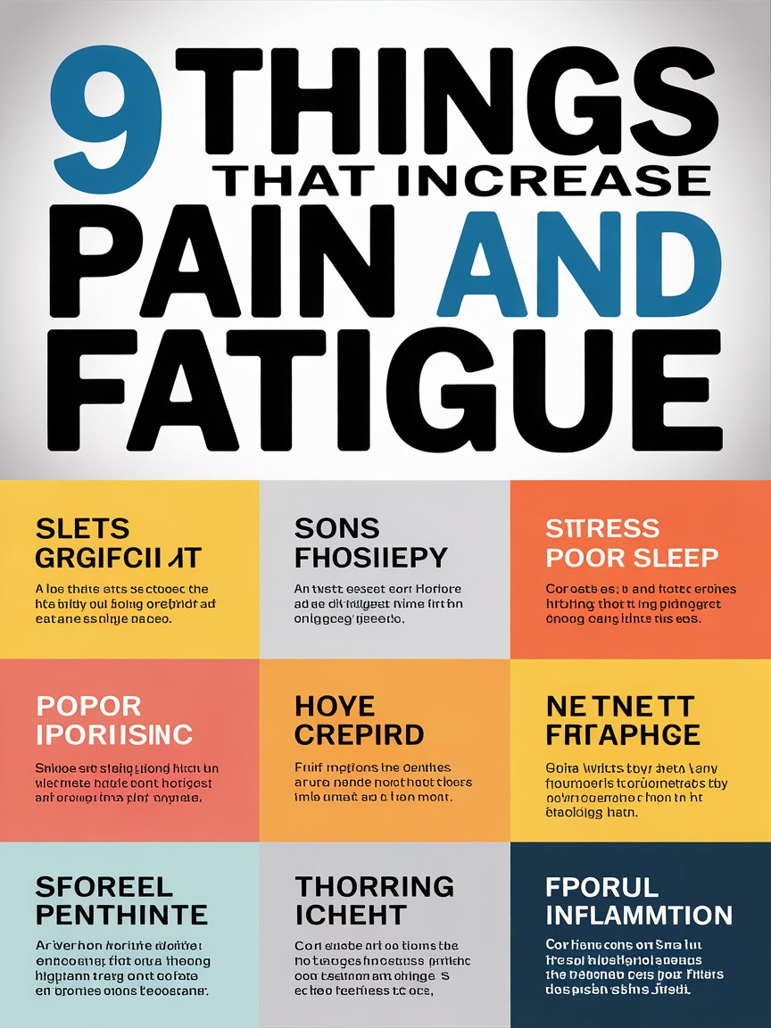9 Things That Increase Pain and Fatigue