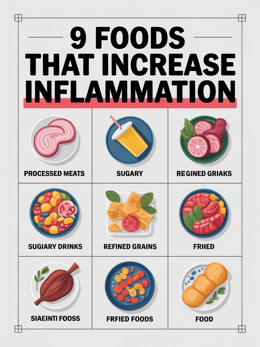 9 Foods That Increase Inflammation