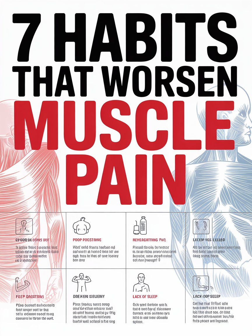 7 Habits That Worsen Muscle Pain