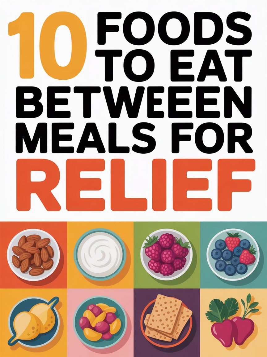 10 Foods to Eat Between Meals for Relief