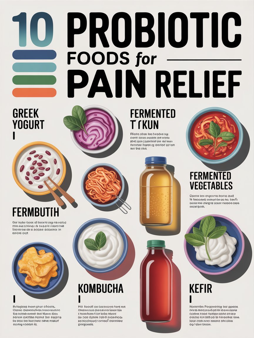 10 Probiotic Foods for Pain Relief