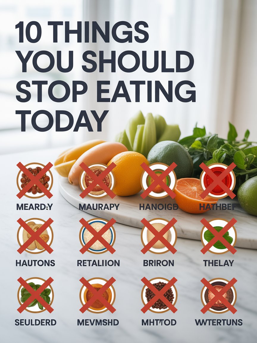 10 Things You Should Stop Eating Today