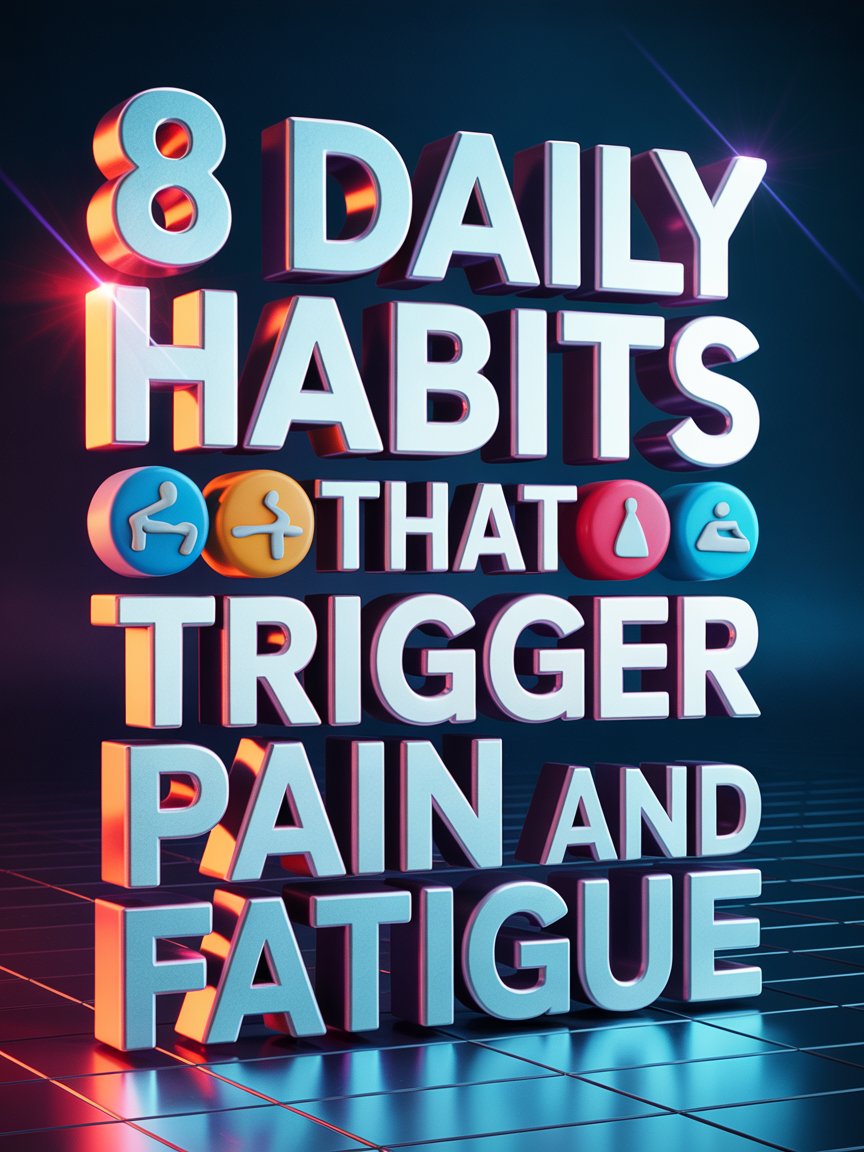 8 Daily Habits That Trigger Pain and Fatigue