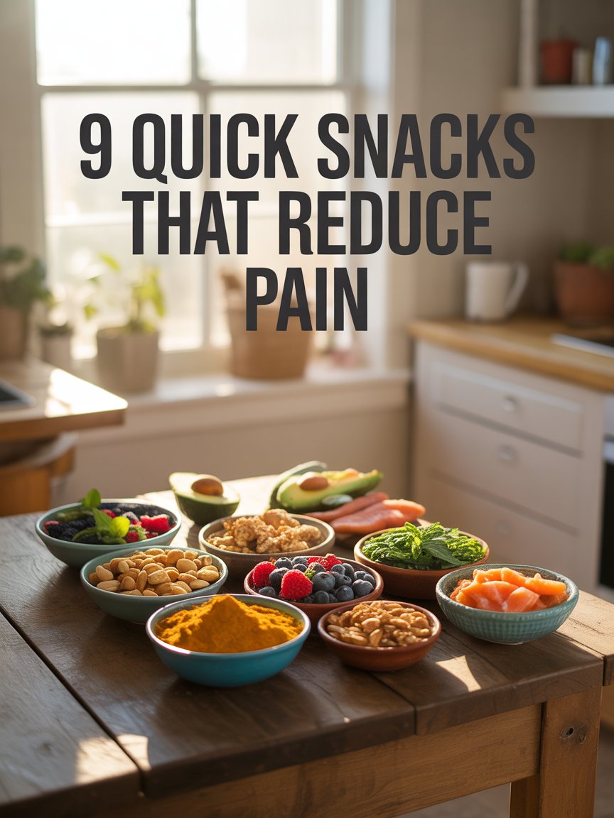 9 Quick Snacks That Reduce Pain
