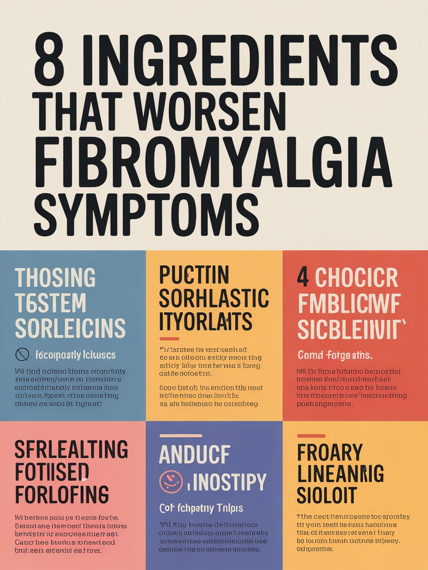 8 Ingredients That Worsen Fibromyalgia Symptoms